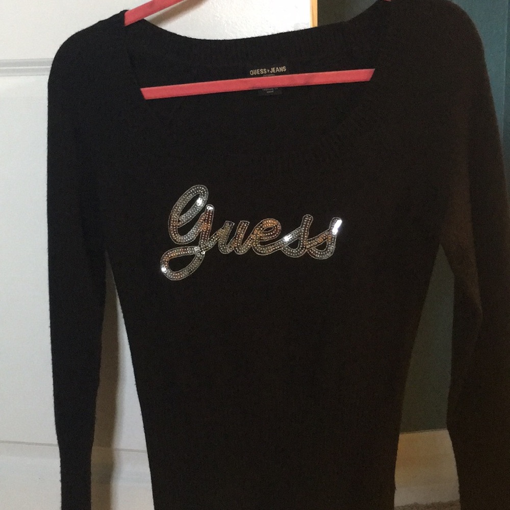 Guess black sweater